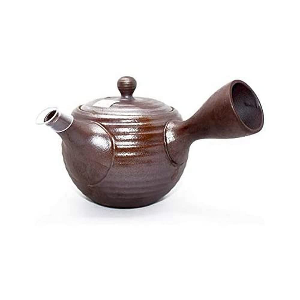 Théière japonaise Tokoname en céramique brun foncé 270ml