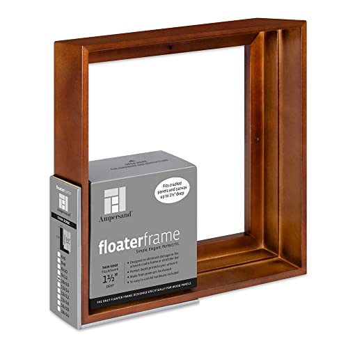 Ampersand Float Frame 1.5in Thin 6x6 Walnut