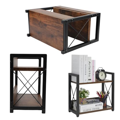 GAESHOW Coffee Station Organiser - Wooden Kitchen Countertop Storage, Spice Rack, Hot Chocolate Stand for Kitchen, Office, and Living Room - Image 8