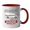 MANISMA Krankenwagen Fahrer Spruch Tasse Für Sanitäter/innen im Rettungsdienst“Pflasterlaster“ Kaffeetassen Geschenk Für Rettungssanitäter