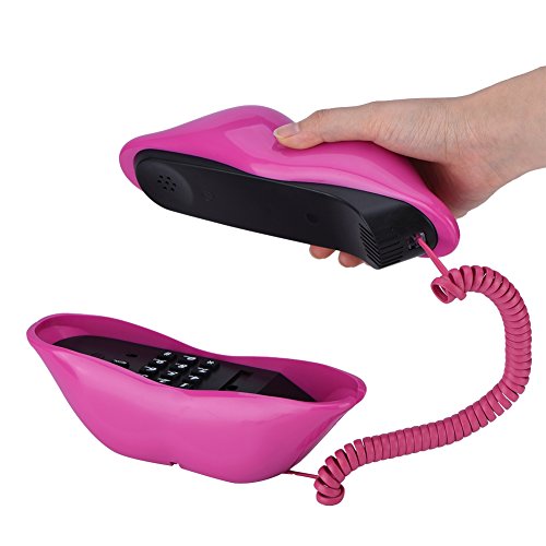 Teléfono de línea fija V BESTLIFE diseño labio rojo miniatura 5