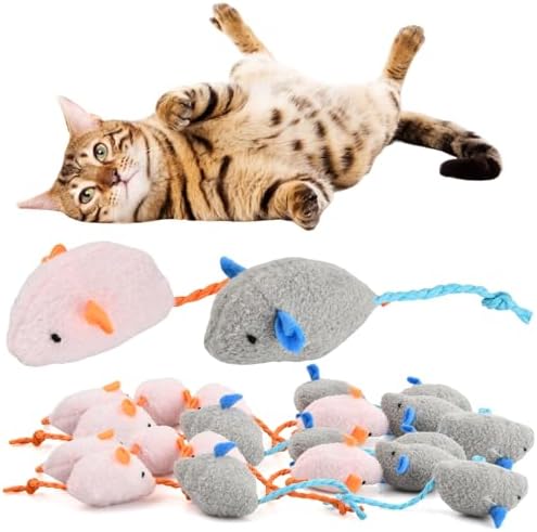 18 Piezas Juguete de Hierba Gatera, Juguetes Interactivos para Ga...