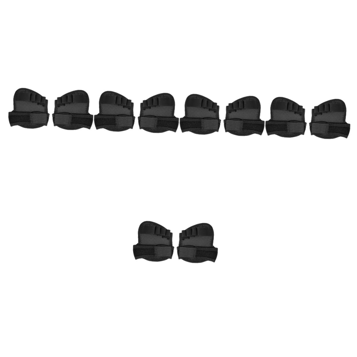 GLEAVI 5 Paare Yogamatte tanzen fitness-zubehã¶r fitness zubehör rutschhemmer toe pads elastikband Socken Vorfußpolster für Damen vordere Fußpolster rutschfest Bodenmatte Frontpolster sbr