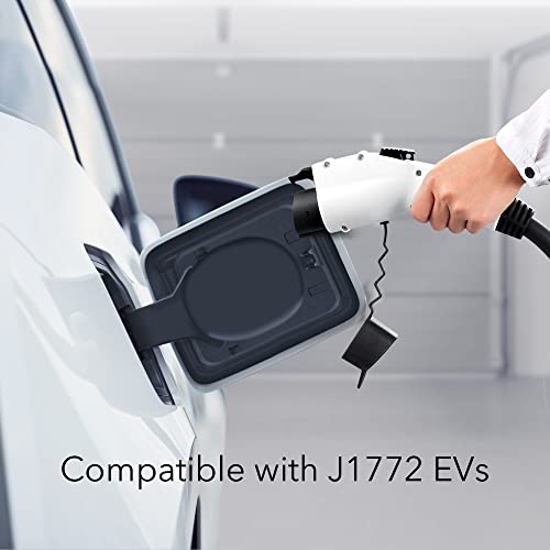 Lectron 110V 16 Amp Level 1/2 EV Charger with 21ft Extension Cord J1772 Cable & NEMA 6-20 Plug & NEMA 5-15 Adapter