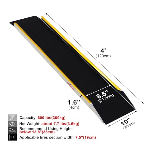 Rampa de aluminio para carga 48 pulgadas 1200 lbs peso miniatura 2