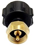 Hongso TA005 Universal Fit QCC1 Regulator Valve Propane Refill Adapter for Steel Propane Cylinder with Type 1 - Fits 1 LB Throwaway Disposable Cylinder, A Regulator Valve Accessory