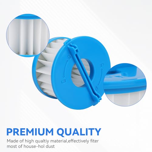 Image of A32F02 Filters Replacement Compatible with Ryobi 18V ONE+ Wet /Dry Hand Vacuum Cleaners PCL702, PCL702B, PCL702K (8Pack)