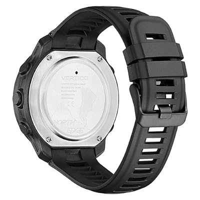 NORTH EDGE Women Men's Tactical Survival Watch Military Digital Sport Watch with Compass Altimeter Barometer Thermometer Pedometer 50M Waterproof EL Backlight Carbon Fiber for Outdoor