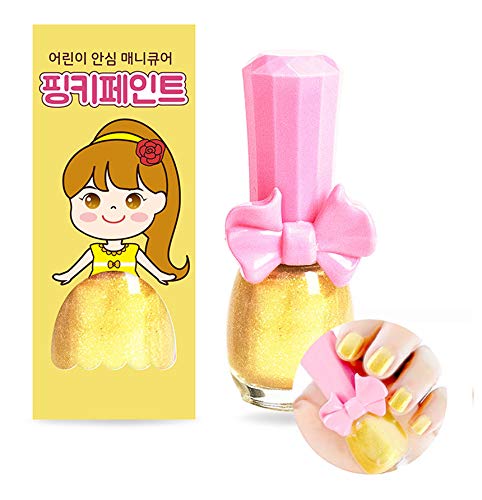 I'm Pinky Kids Nail Paint Shiny Gold Çocuklar İçin Soyulabilir Oje