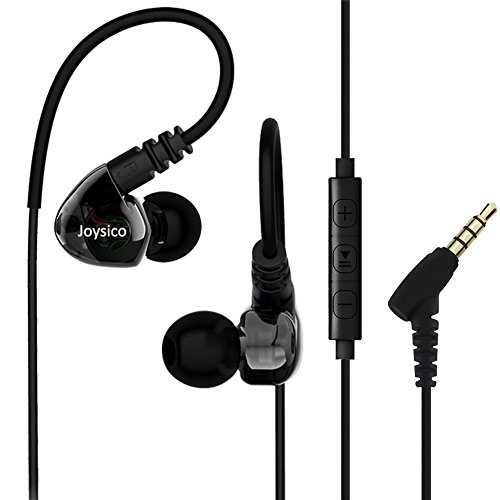 Joysico Sports Headphones Wired Over Ear In-ear Earbuds for Kids Women Small Ears