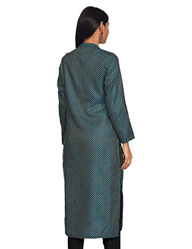 Image of Indigo by Clarks Women's Acrylic Straight Winter Kurta