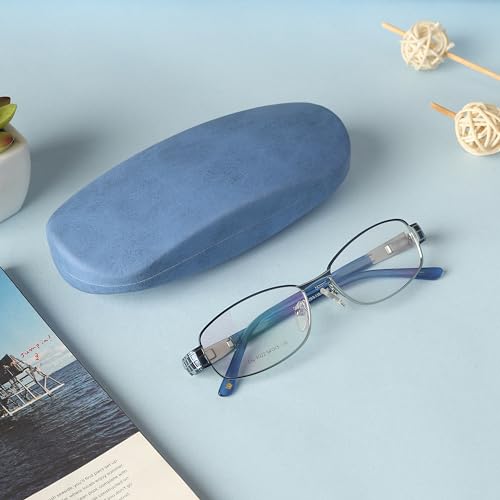 Image of VIVID Vision Unisex Adult Eyewear Specs Case Cover | Screw Driver | Free Cloth | Protect Eye Glasses | Chashma Dibbi | Spectacle Box | HINGE-SPRING | Metal | 3 IN 1