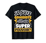 Grossiste drôle cadeau quel es ton super pouvoir T-Shirt
