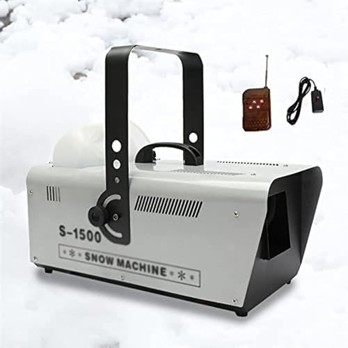 Máquina de nieve 1500W con mando para efectos en escenarios de DJ