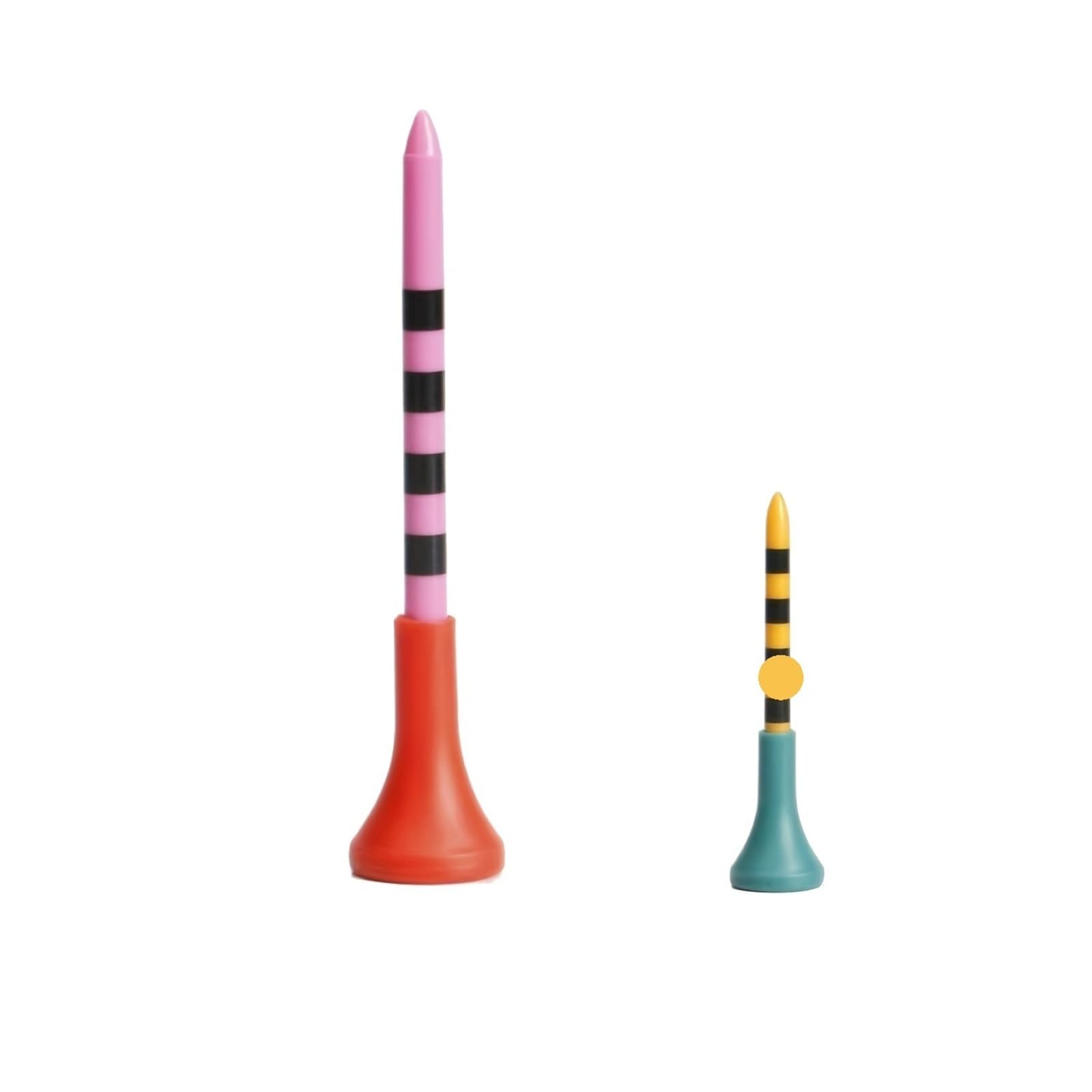 50 Stück 70 mm/83 mm Golf-Tees aus Kunststoff mit Skalenmarkierung, rutschfeste Golfball-Tees, langlebiges Golfschläger-Zubehör for das Training