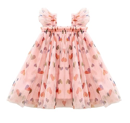 Baby Girls Tulle Tutu Dresses Toddler Girls Summer Party Dress Size 6M-5T