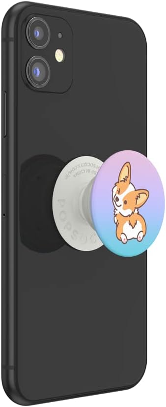 PopSockets Phone Grip with Expanding Kickstand, PopSockets for Phone - Cheeky Corgi