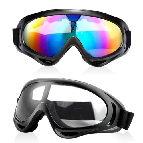 🎁【Forte resistenza agli impatti】: gli occhiali sferici utilizzano una struttura flessibile in TPU e lenti infrangibili in PC per proteggere gli occhi dagli impatti durante lo sci. Anche se colpita durante l'impatto, la lente blocca l'urto dalla parte anteriore, la montatura e la spugna spessa ammorbidiscono l'impatto.