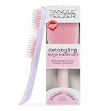 Tangle Teezer Ultimate Detangler Hairbrush for Wet & Dry Hair, Eliminates Knots & Reduces Breakage for Long, Thick, & Curly Hair Types, Large, Pink & Purple