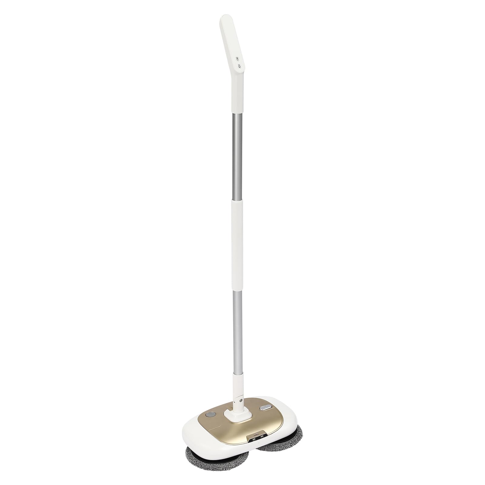 a batteria, con funzione spray, illuminazione a LED e serbatoio dell'acqua ricaricabile da 400 ml, per pavimenti in legno, piastrelle, vinile e laminato