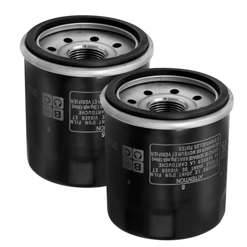 Oil Filter Replacement for Yamaha 5GH-13440-00-00 5GH-13440-10-00 5GH-13440-30-00 5GH-13440-70-00 5GH-13440-71-00 Oil Filter (2 Pack)