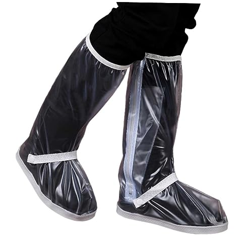 MUCKLILY Waterproof Rain Boots for Women Men Rain Shoes Covers Lightweight Cover Xl