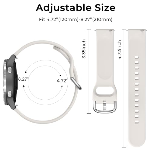 Image of Tobfit 18mm Silicone Watch Strap Compatible for Titan, Timex, Casio, Sonata,HMT etc,Quick Release Sport Loop Colorful Strap