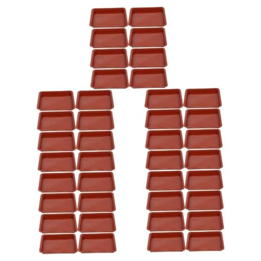 Bonsai Plant Saucer Tray Set with 5 Pieces
