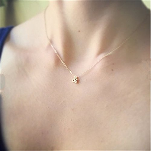 WLLAY Dainty And Symbol Ampersand Necklace Gold Silver Plated2