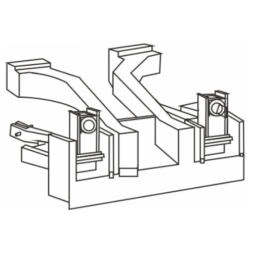 Regiplast 650301 Platinum Control Plate with Screw for bi-Flow Tank ref 650, White