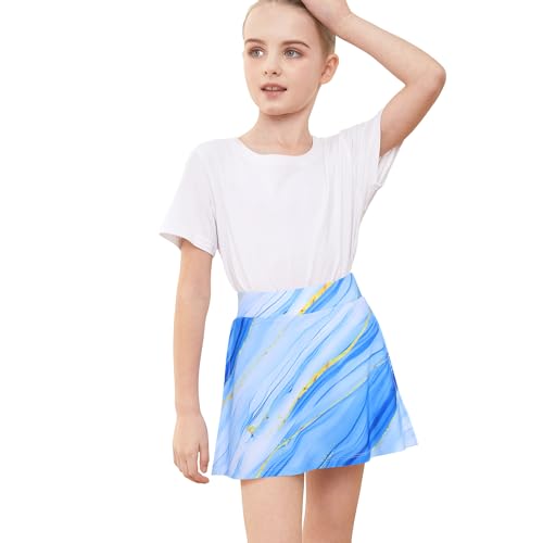 MODAFANS Girls Tennis Golf Pickleball Skirts with Shorts Athletic Pleated Dance Running School Skorts3