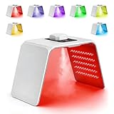 LED Gesichtsmaske Rotlichtlampe Gesicht Beauty 7 Farben, Körper Red Light Therapy Rote Lichttherapie für Home & Salon