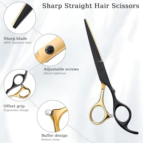 Kit coiffure complet avec ciseaux pour désépaissir les cheveux des débutants à la maison