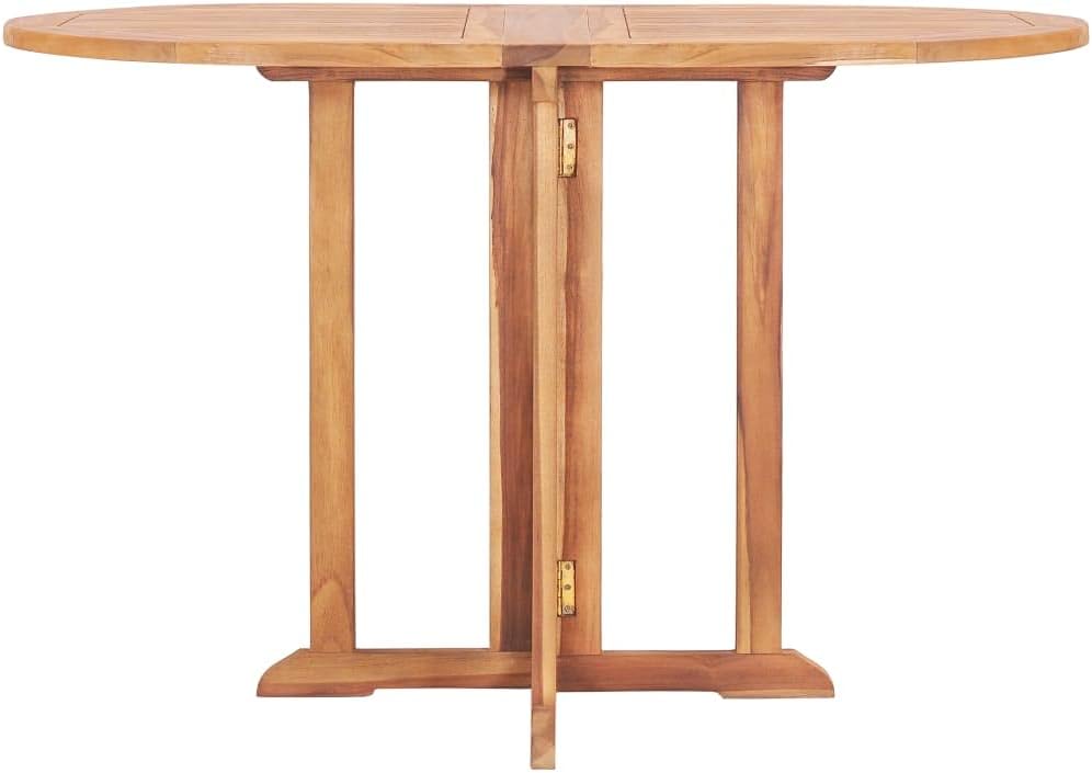 Folding Butterfly Patio Table,Outdoor Dining Table,Outdoor Bar Table,Outdoor Dining Table,Backyard Table,Patio Bistro Table, 47.2"x27.6"x29.5" Solid Teak Wood