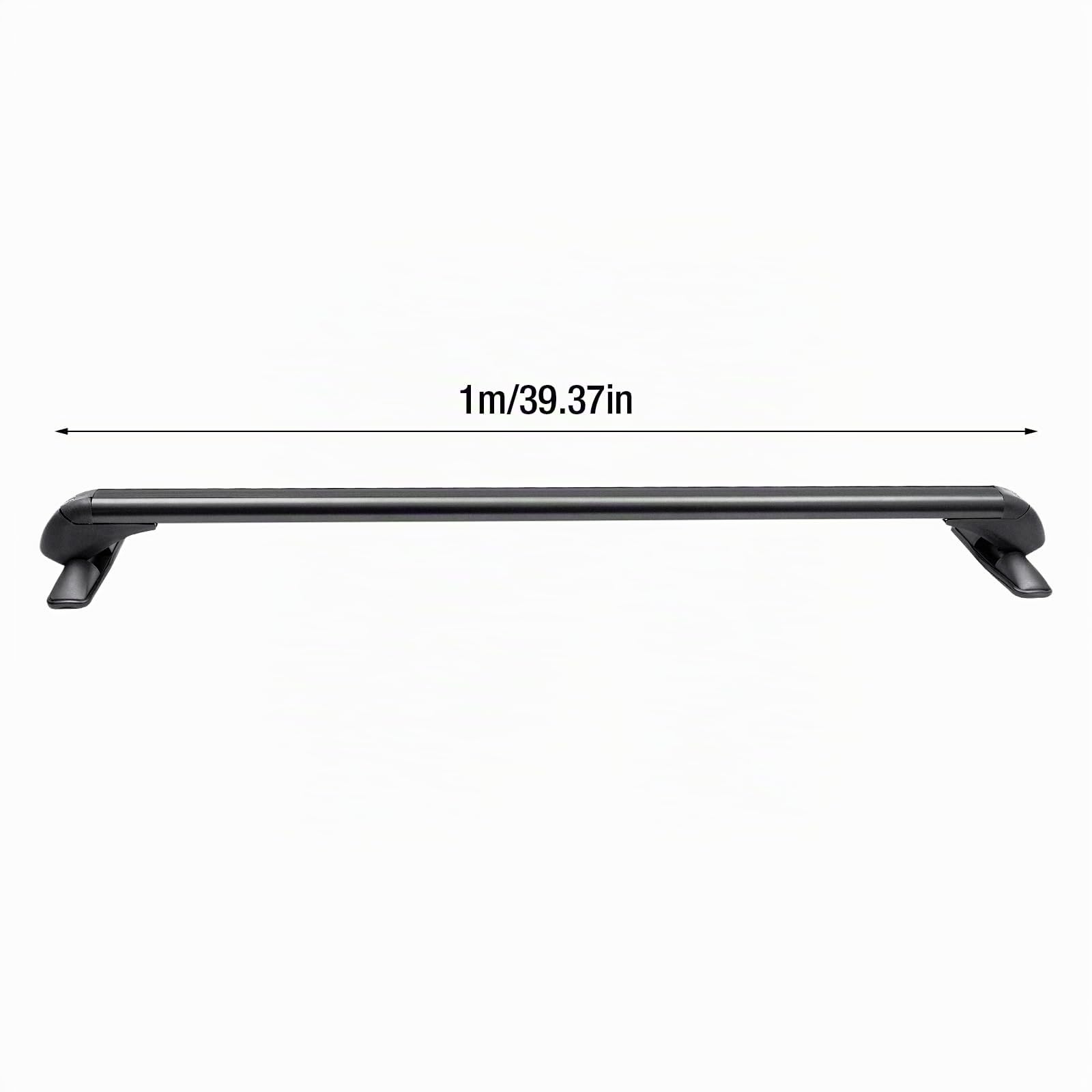 2 Pièces Barres de Toit Universelles pour Voiture à 4 ou 5 Portes, Système de Portage de Toit Verrouillable et Réglable avec Serrure, Capacité Max. 75KG