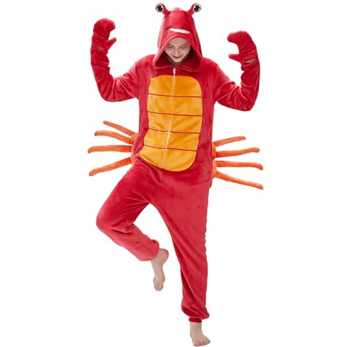 WEQJC Adult Onesie Pajamas Halloween Costume One-Piece...