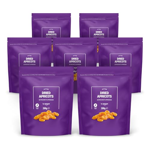 by Amazon Getrocknete Aprikosen, 200 g, 7 Stück