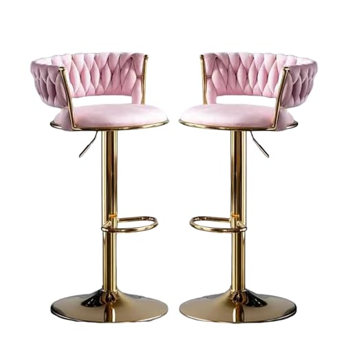 Tabourets de bar réglables pivotants cuisine comptoir lot de 2