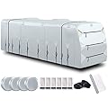 SELIMON 300D Top Class A RV Cover with Waterproof PU Coating Rip-Resistent & Anti-UV Winter Camper Cover Fits 37' to 40' Motorhome