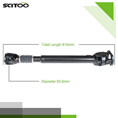 Scitoo Front Driveshaft Propeller Shaft Total Length 32.2-In Compatible For Dodge For Ram 2500 3500 Diesel 2003-2013 #TOP1