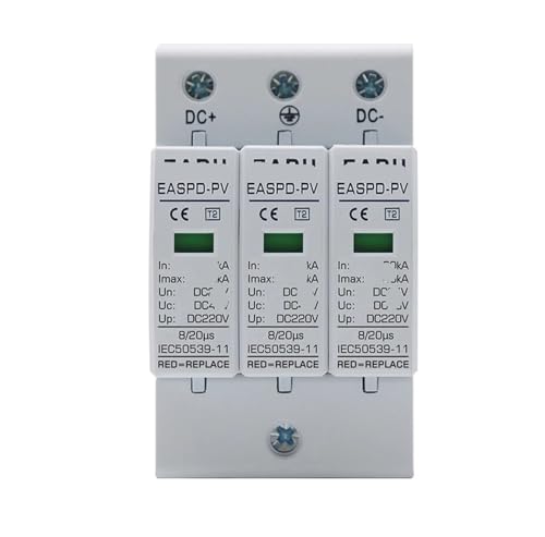 Parafoudre d'alimentation électrique 3P SPD basse tension DC 48V 10-20KA pour tableau de maison