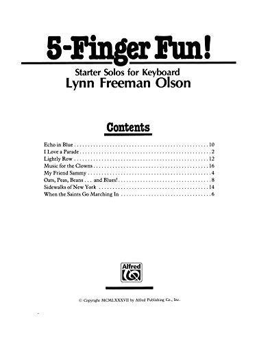 Five-finger Fun! Starter Solos for Keyboard image 5
