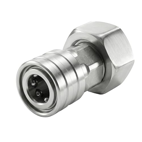 Tool Daily Garden Hose to Pressure Washer Adapter 3/4 GHT to 1/4 Quick Connect Convert Water Hoses to Power Washer Connector Stainless Steel