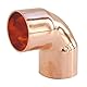 SOMATHERM FOR YOU - Winkelstück Kupfer Löten kleiner Radius 90° - doppelt weiblich - für Kupferrohr Durchmesser 16 - Beutel 2 Teile