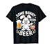 Easter Some Bunny Needs Beer Funny Bunny Easter Day T-Shirt