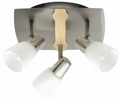 Preisvergleich Produktbild Deckenleuchte "Milos" in Buche / Eisen