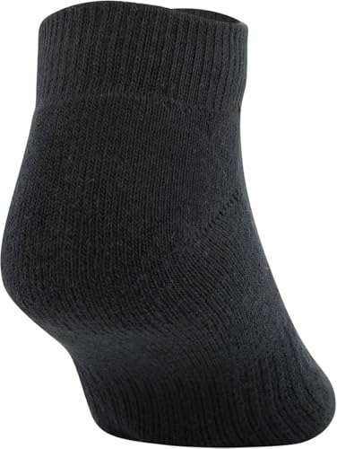 ENCIGER® Men’s Ankle Socks 4 Pairs - Low Cut Cotton & Spandex Cushioned Breathable Socks (Size 10 to 13, 4 Black)2