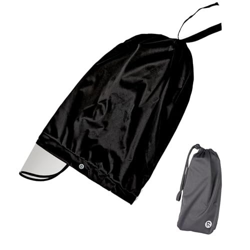 Bonnet de pluie doublé en satin imperméable avec sangle réglable