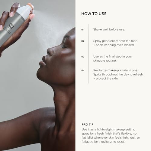 U Beauty BARRIER Bioactive Face Mist with Hyaluronic Acid, Moisturizing & Visible Skin Barrier Repair for a Healthy Glow, Hydrating Facial Mist for All Skin Types, Makeup Setting Spray, Vegan, 30mL
