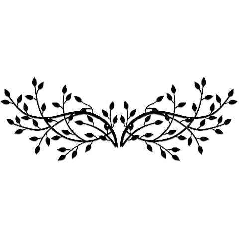 DUOOLN Metal Tree Leaf Wall Art Set Cover